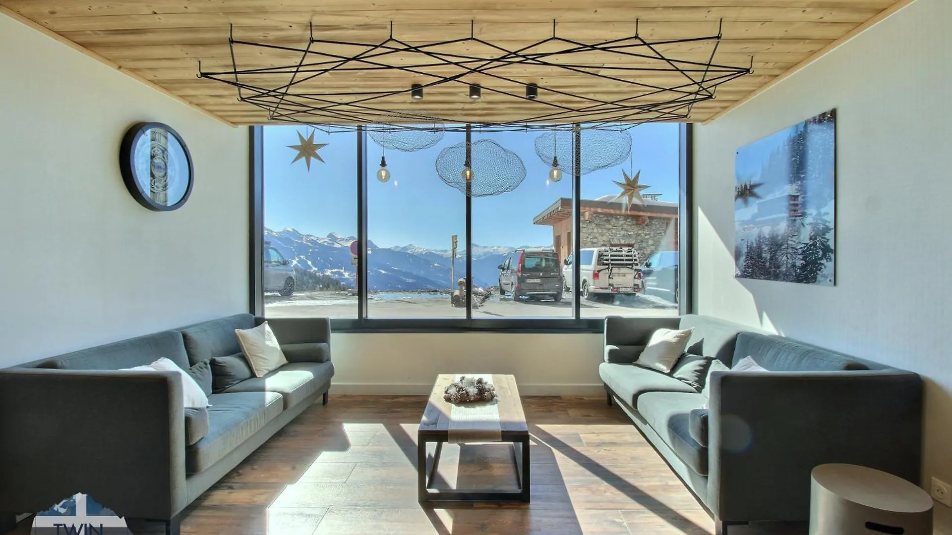 Apartament Arc 1600, Le Ridge, Appartement 10 Personnes Duplex Vue Montagne - Ski Aux Pieds - Sauna, Hammam, Jacuzzi, Piscine Les Arcs  Francja