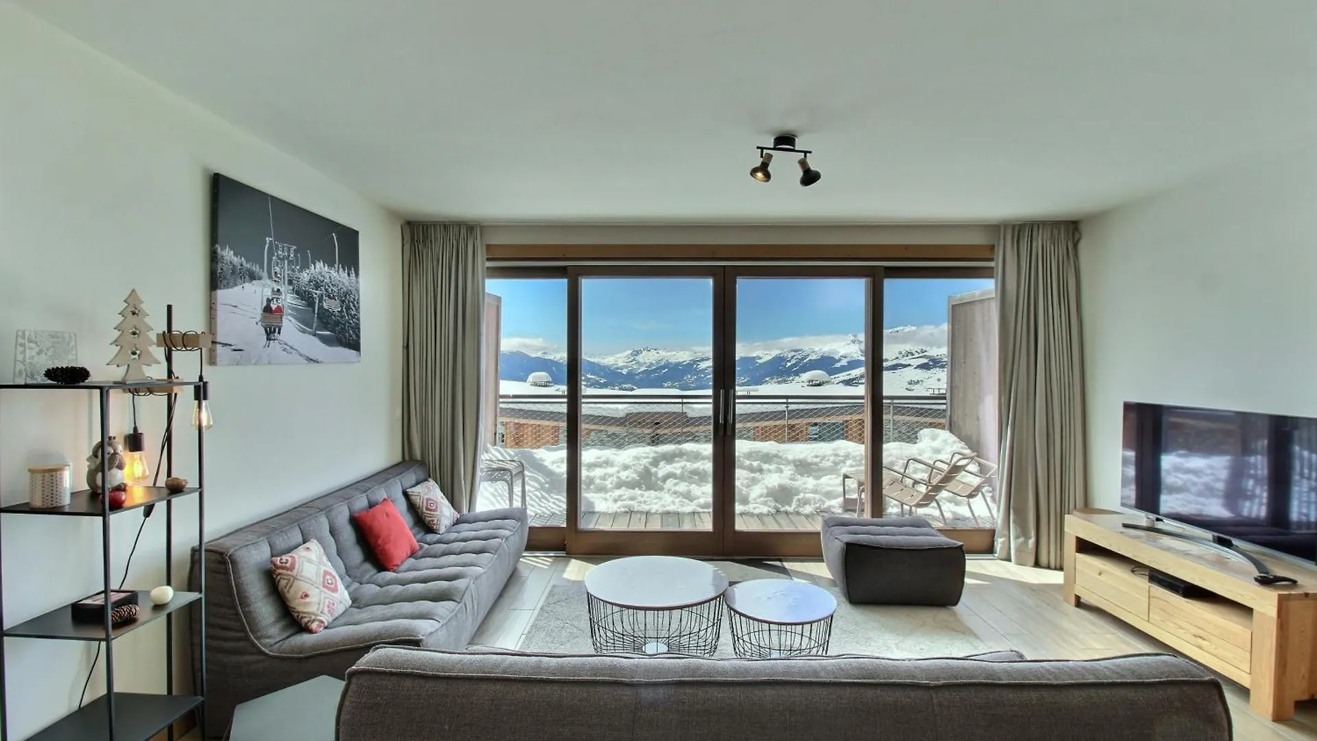 Arc 1600, Le Ridge, Appartement 10 Personnes Duplex Vue Montagne - Ski Aux Pieds - Sauna, Hammam, Jacuzzi, Piscine Les Arcs