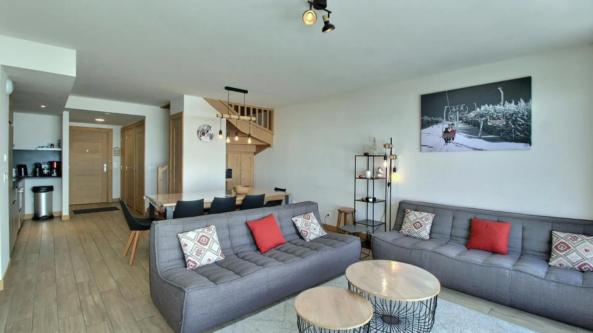 Arc 1600, Le Ridge, Appartement 10 Personnes Duplex Vue Montagne - Ski Aux Pieds - Sauna, Hammam, Jacuzzi, Piscine Les Arcs  0*, Les Arcs (Savoie)