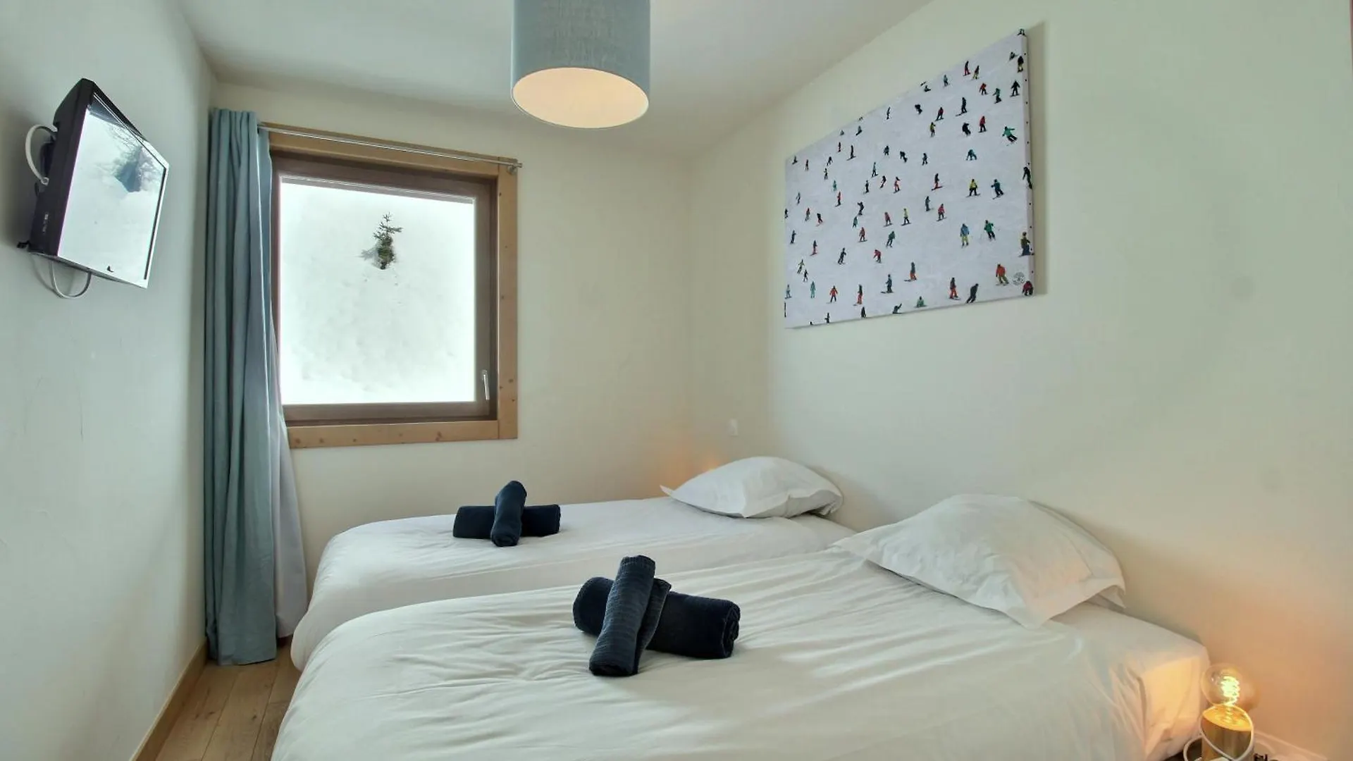 Arc 1600, Le Ridge, Appartement 10 Personnes Duplex Vue Montagne - Ski Aux Pieds - Sauna, Hammam, Jacuzzi, Piscine Les Arcs