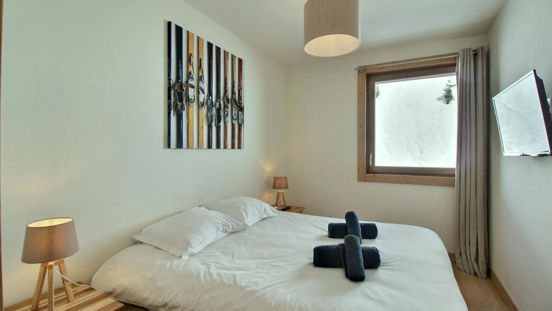 Arc 1600, Le Ridge, Appartement 10 Personnes Duplex Vue Montagne - Ski Aux Pieds - Sauna, Hammam, Jacuzzi, Piscine Les Arcs  0*, Les Arcs (Savoie) Francja